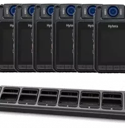 Hytera Body Worn Camera VM780 / Remote Speaker Microphone - Six Pack
