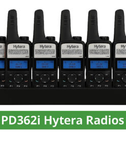 Hytera PD362I Bulk Kit | 6 PD362I Radios + 6 Bank Charger