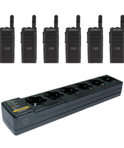Motorola SL300 Display 6‑Pack | Radios + Multi‑Unit Charger